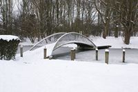 sneeuw in Delft